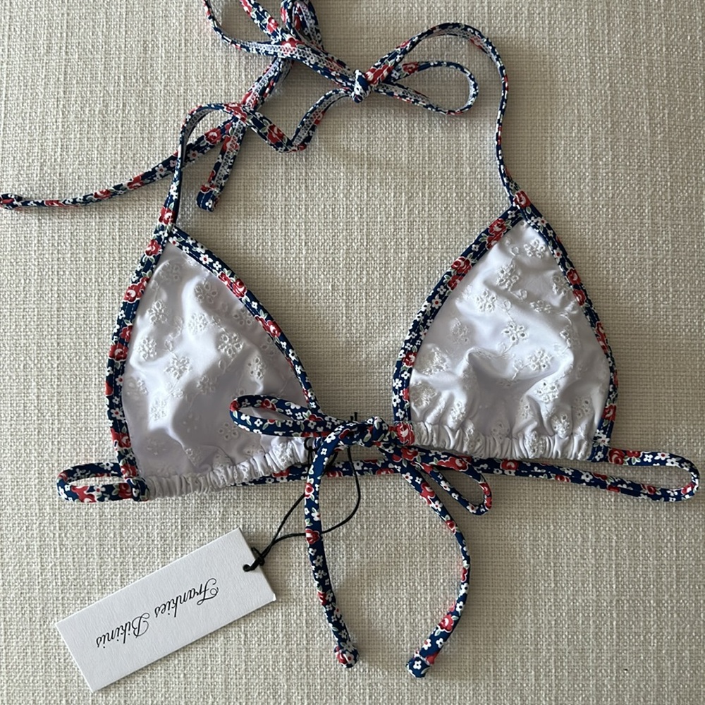 frankie’s bikinis coastal micro bikini top